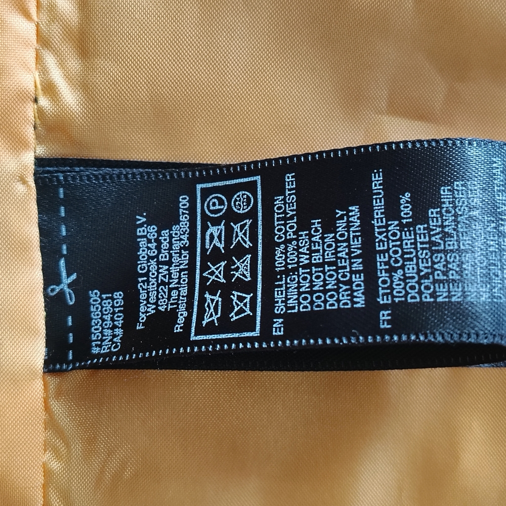 Forever 21 Mustard Double-Breasted Trench Coat Size M – Like New - Picture 9 of 9